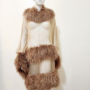 Rare 2003 One-of-a-kind Sheer Valentino Runway Dress